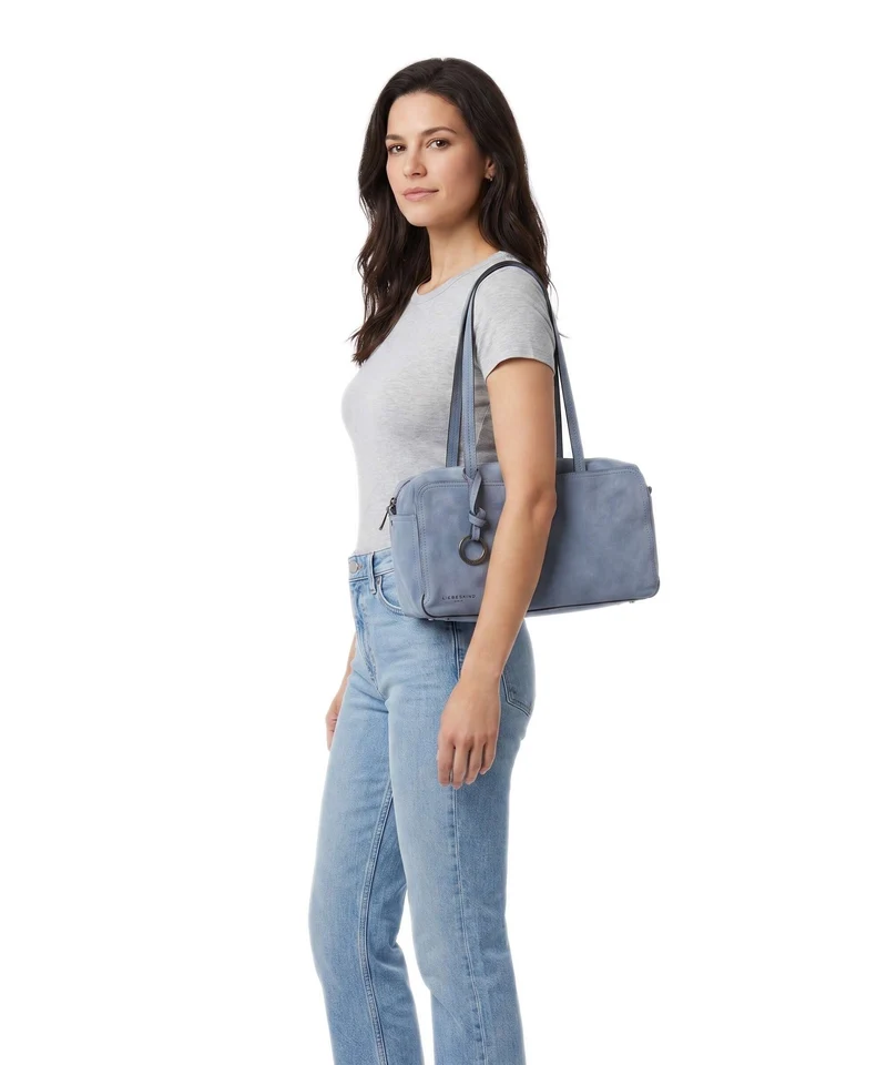 Liebeskind Clarice II Hydro Suede M Schultertasche flower blue