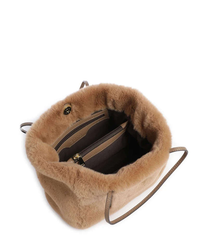 Abro Fur Noelle Handtasche cappuccino