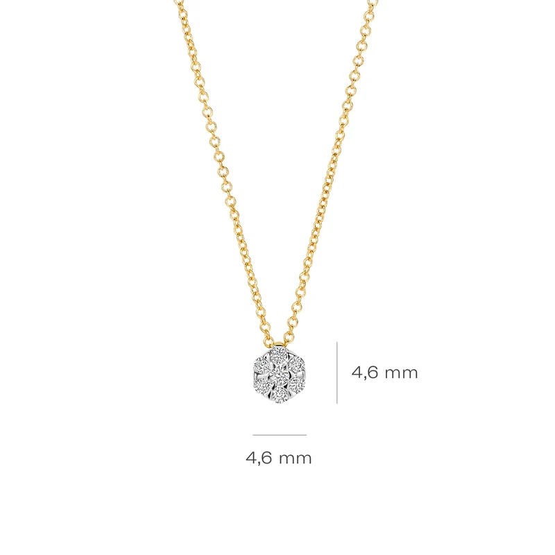 Blush Natural Diamonds 14 karat gold Necklace 3616BDI