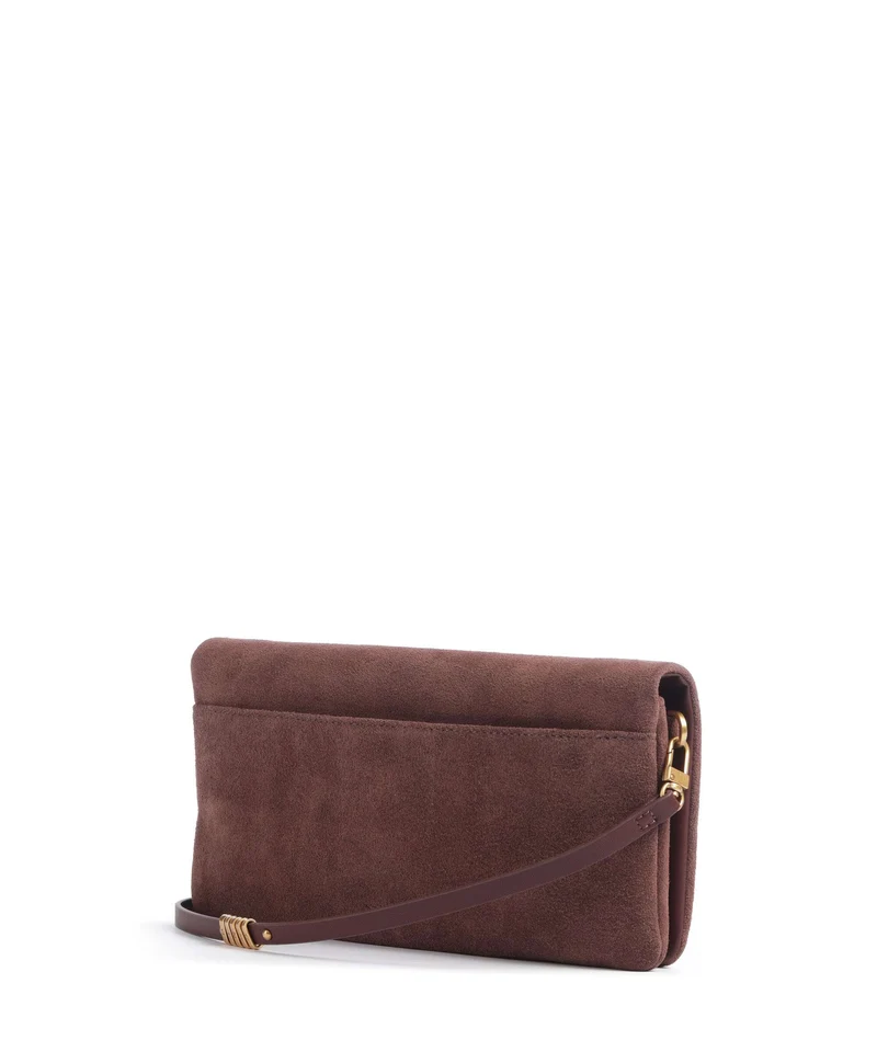 Pinko Click Soft Horizontal Classic Umhängetasche castano intenso/antique gold