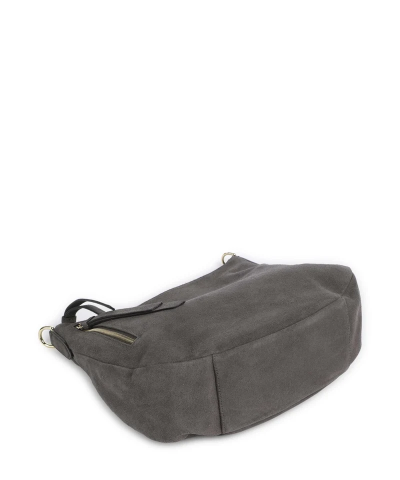 Abro Suede Juna Small Beuteltasche grey