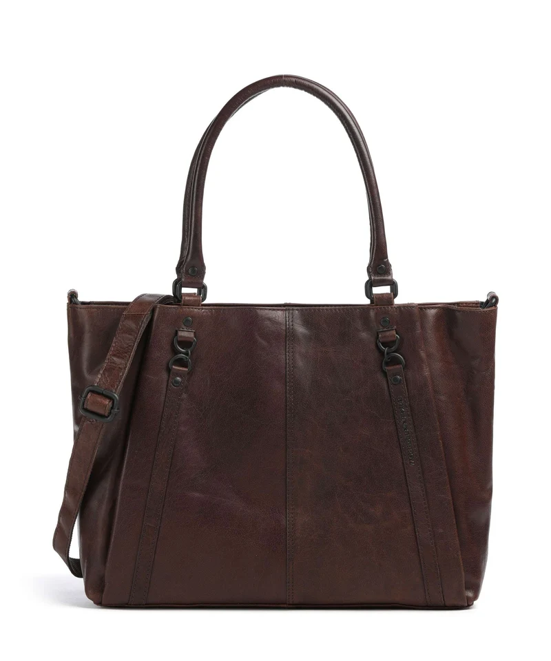 Spikes & Sparrow Bronco Dominique Shopper dark brown