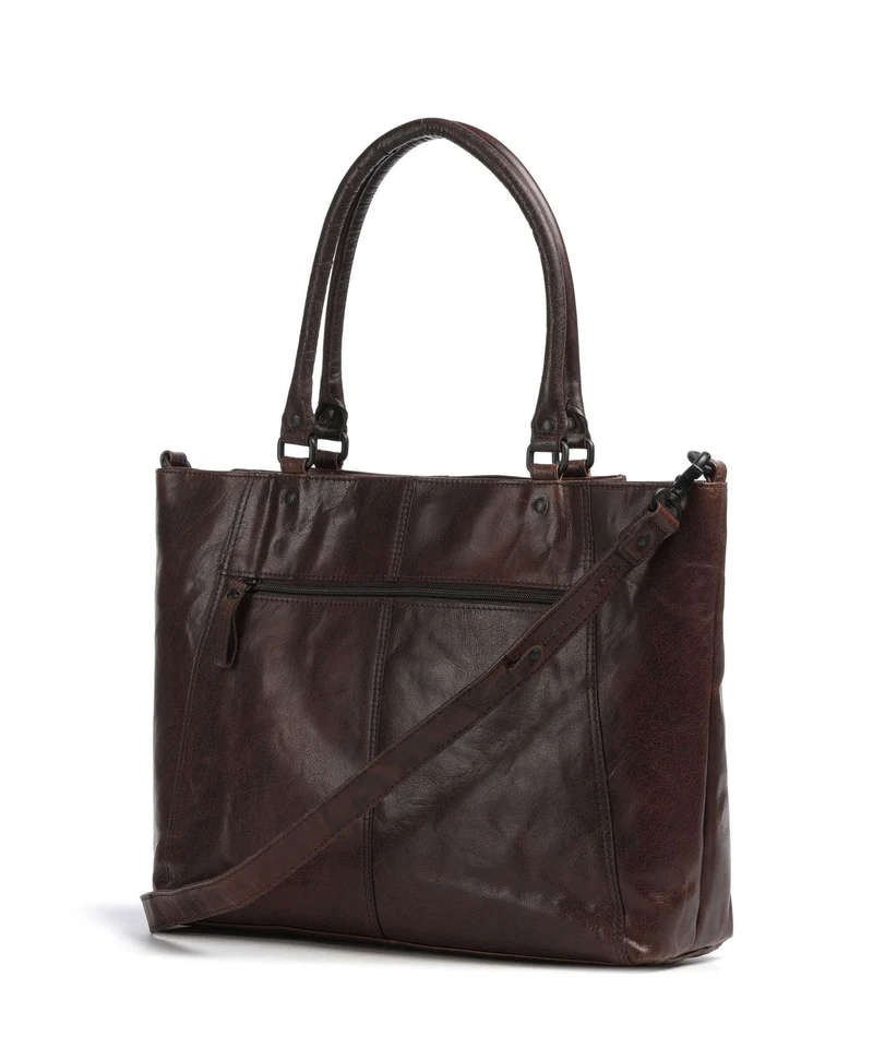 Spikes & Sparrow Bronco Dominique Shopper dark brown