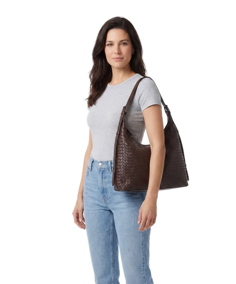 Markberg Tribeca Beuteltasche dark brown