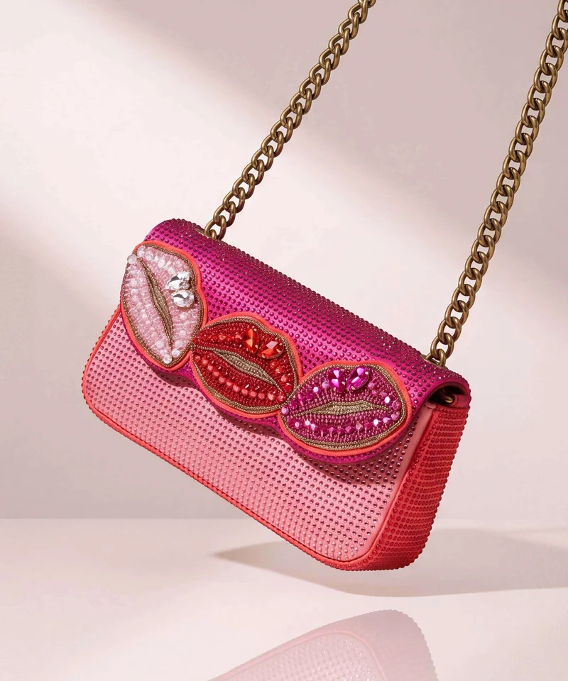 Kurt Geiger Pickle Schultertasche pink