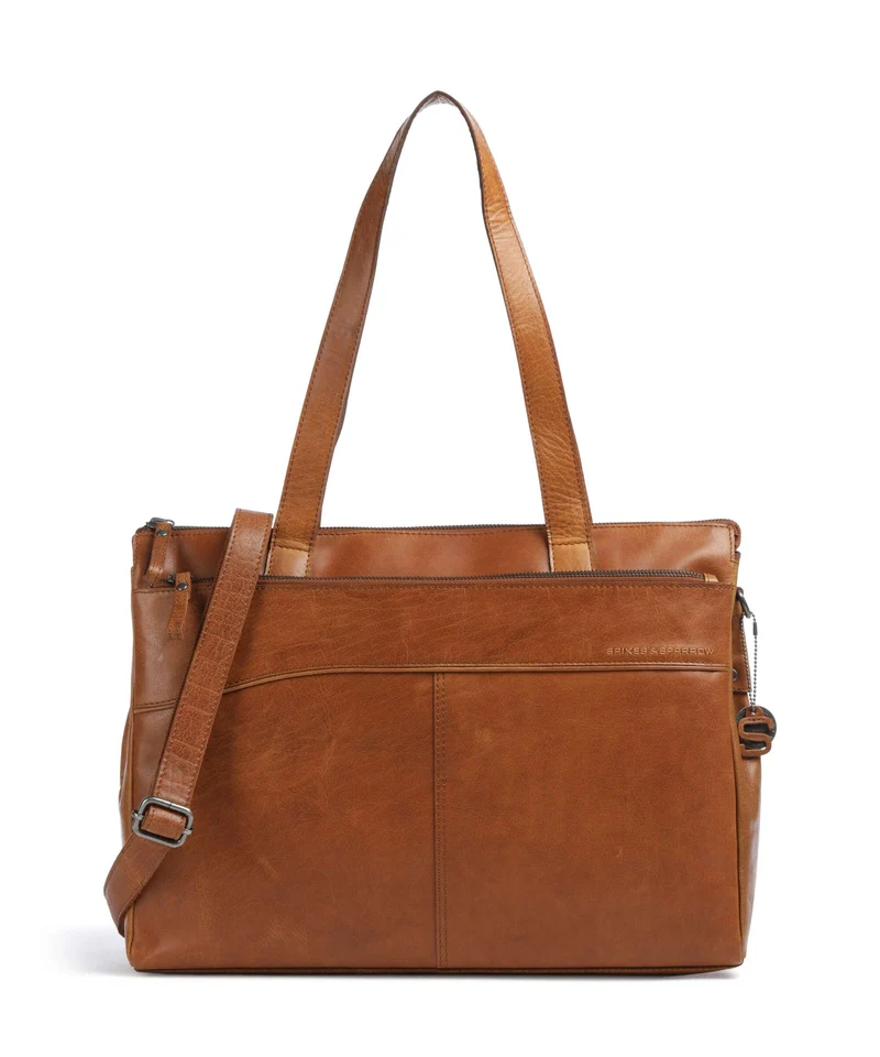 Spikes & Sparrow Bronco Yasmijn Shopper brandy