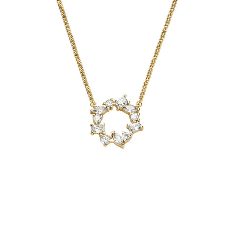 Fossil Ellis Brass Women's Necklace JA7295710