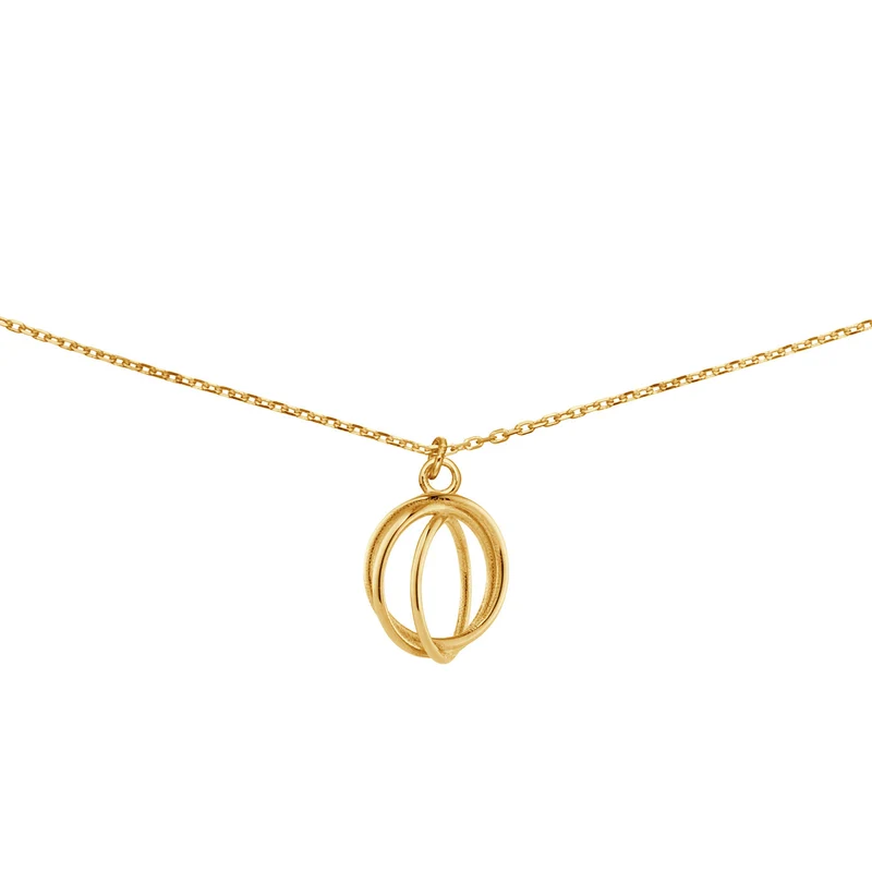 Jackie Gold Spindle 14 Karat Gold Necklace JKN25.551