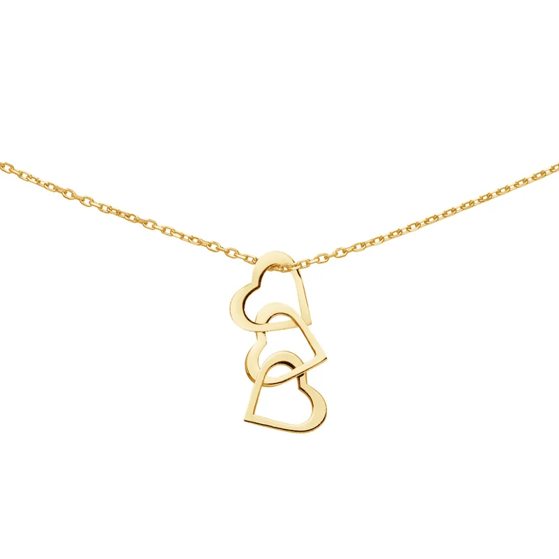 Jackie Gold Moving Love 14 Karat Gold Necklace JKN25.550