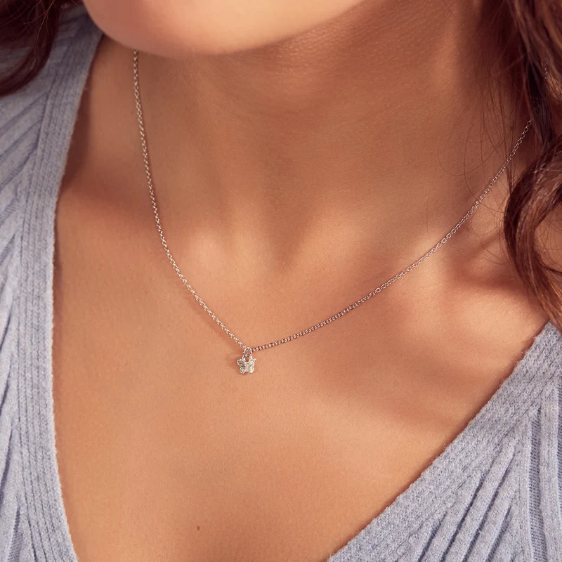Karma damen Kette Silber T230