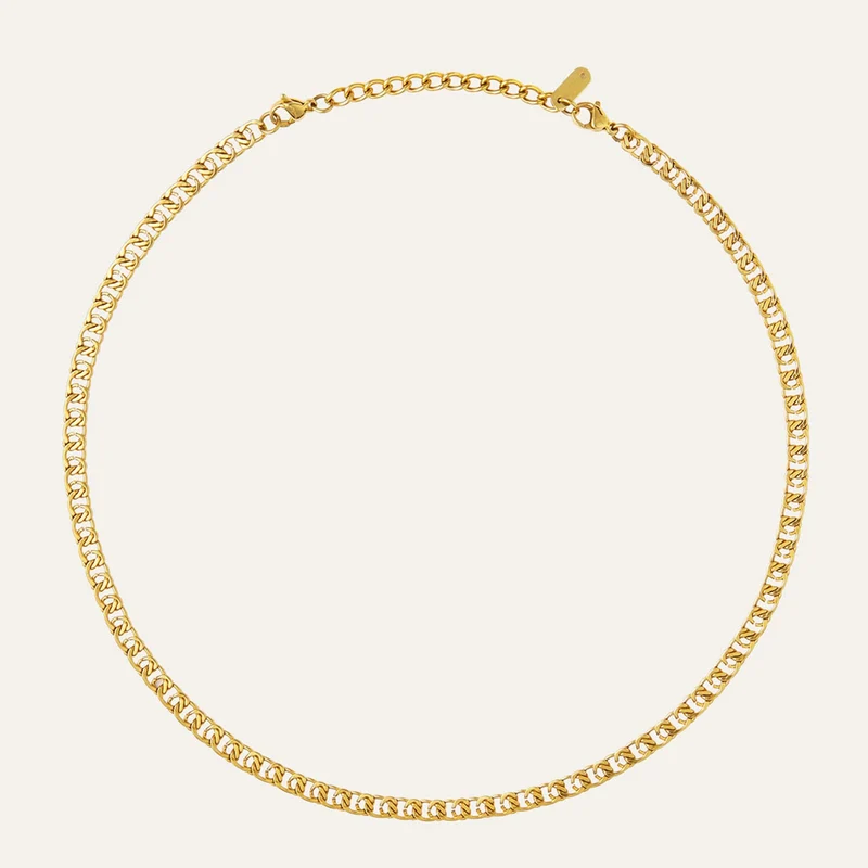 Mockberg Gold Plated Infinity Necklace MB0179