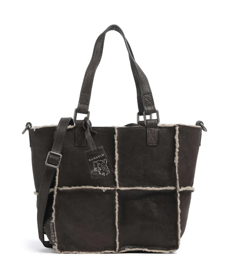 Burkely Lana Schultertasche dark brown