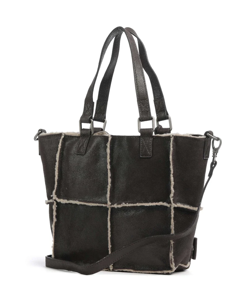 Burkely Lana Schultertasche dark brown