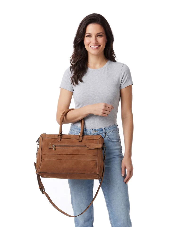 Liebeskind Delia Suede M Handtasche brown