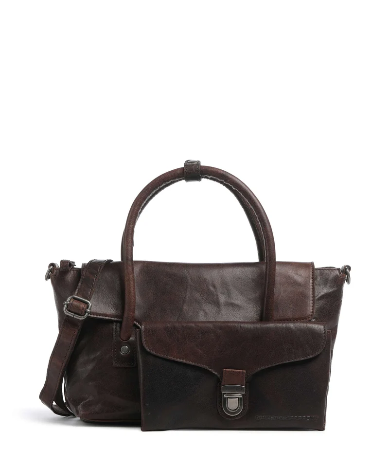 Spikes & Sparrow Bronco Hailey Handtasche dark brown