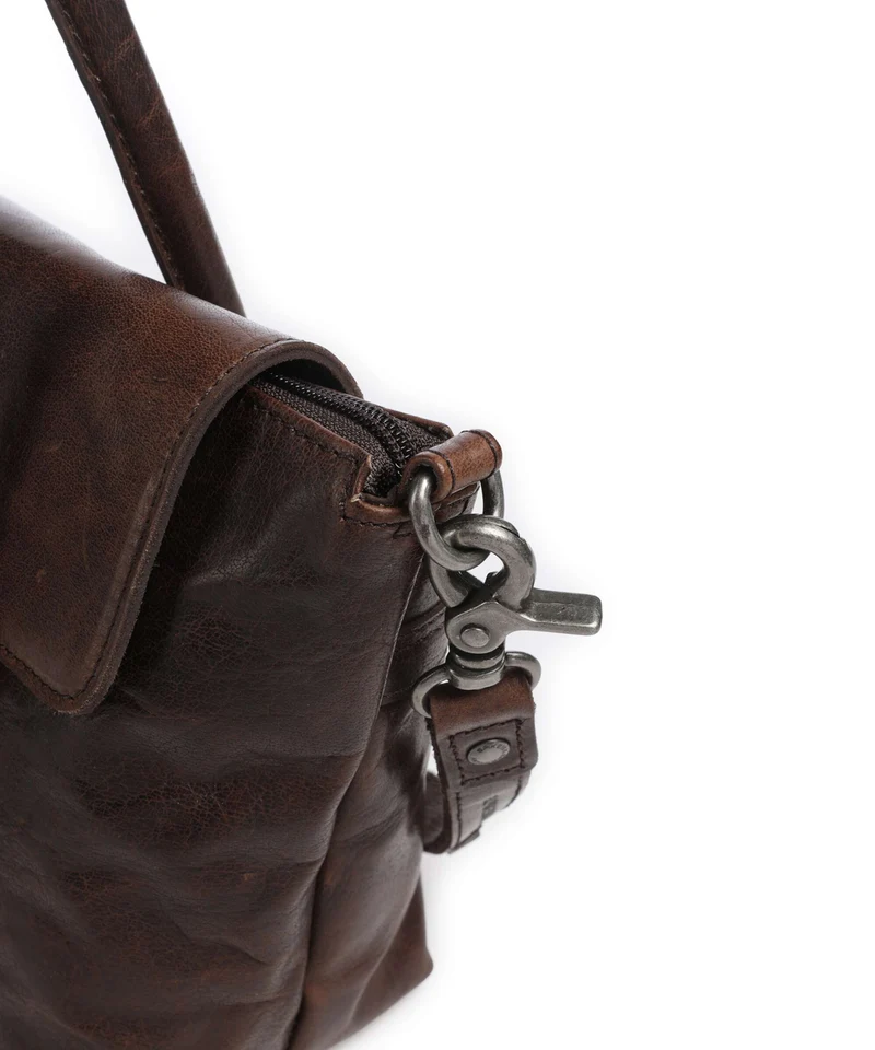 Spikes & Sparrow Bronco Hailey Handtasche dark brown