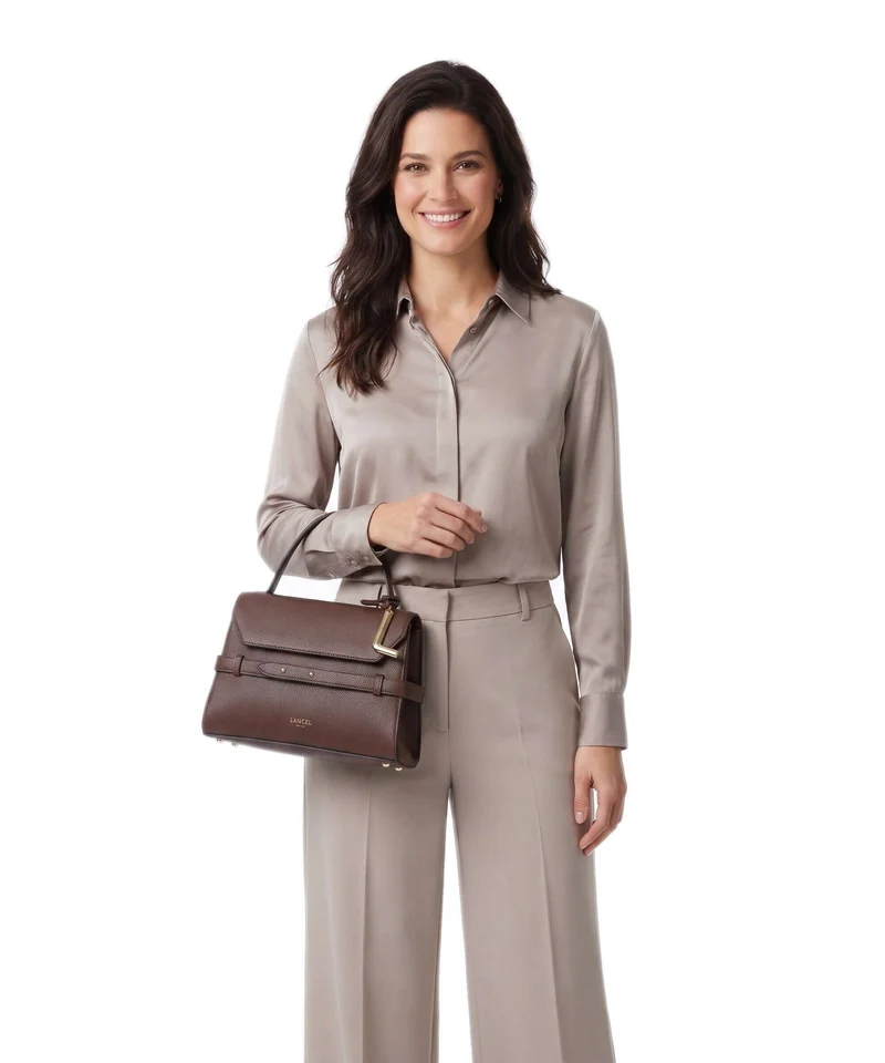 Lancel Faubourg Handtasche coconut