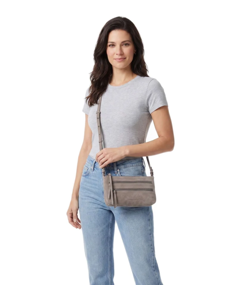 Liebeskind Zena Hydro Suede S Umhängetasche neutral grey