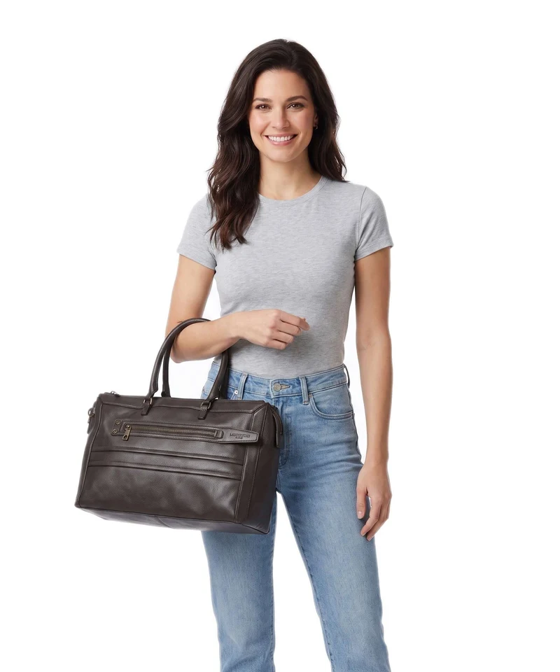 Liebeskind Delia Cow Naturale M Handtasche deep soil