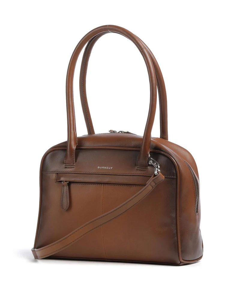 Burkely Ledger Schultertasche cognac
