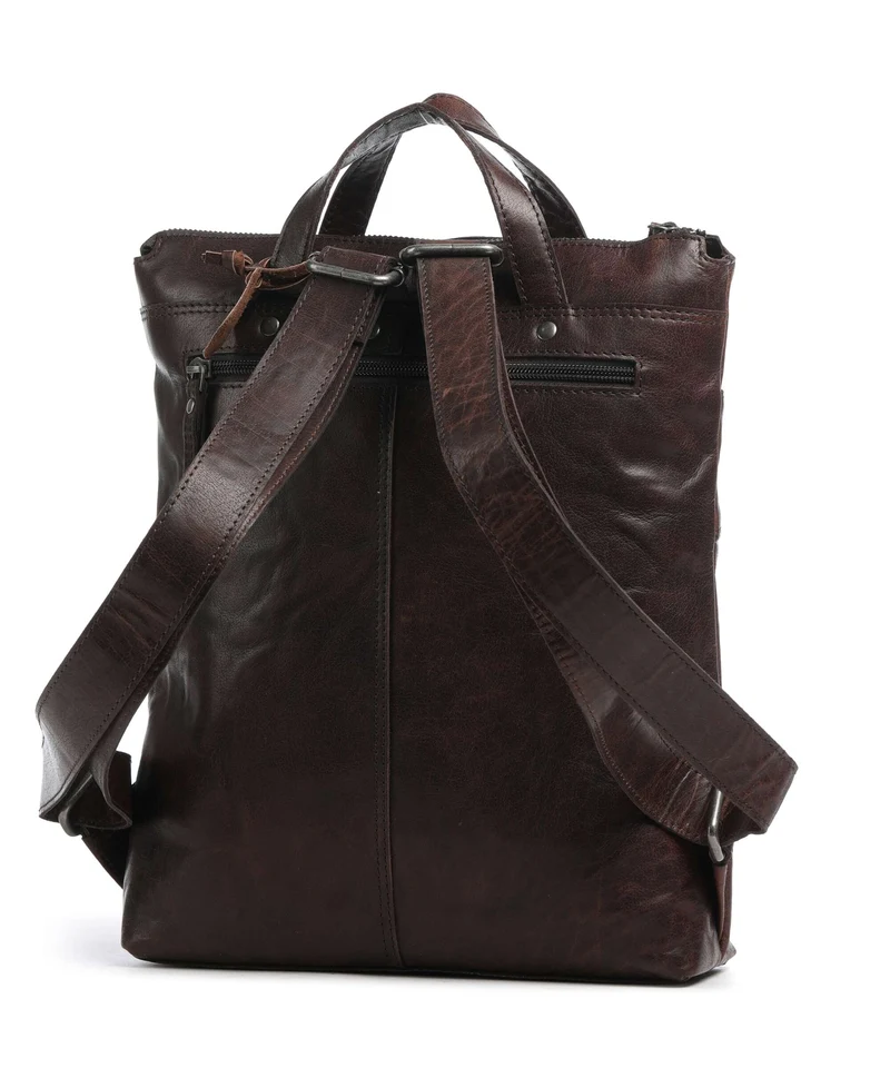 Spikes & Sparrow Bronco Claudia Rucksack dark brown
