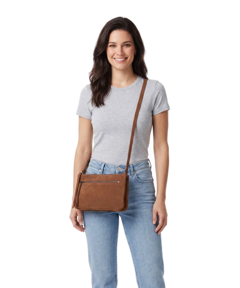 Liebeskind Zena Hydro Suede S Umhängetasche brown