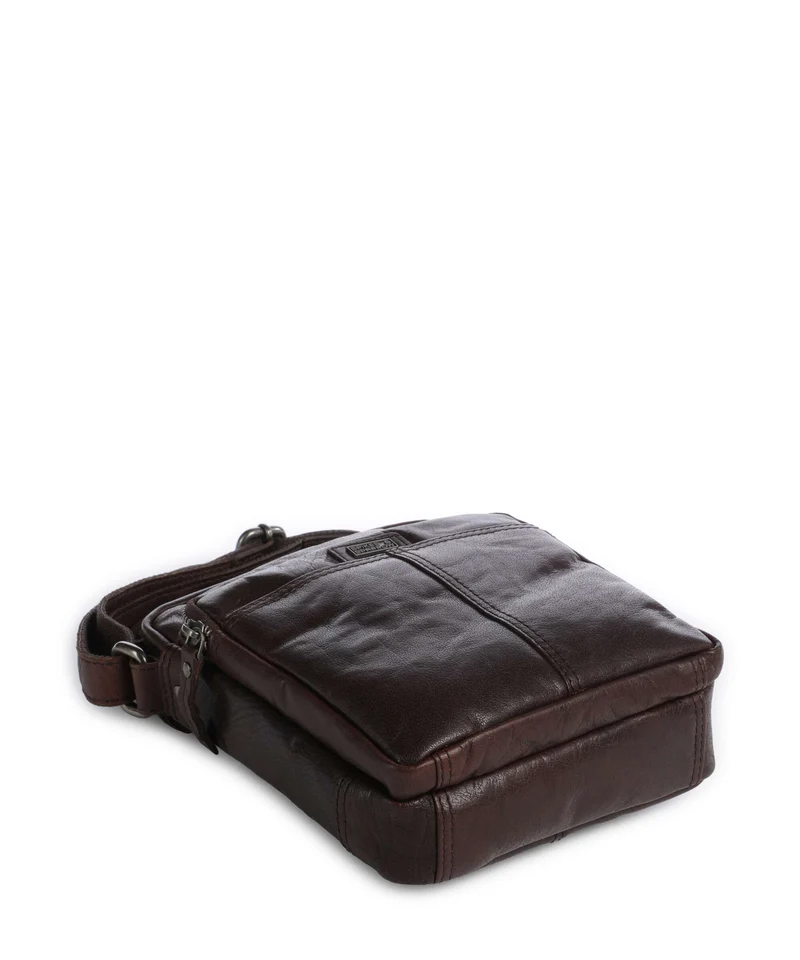 Spikes & Sparrow Bronco Vermont Umhängetasche dark brown