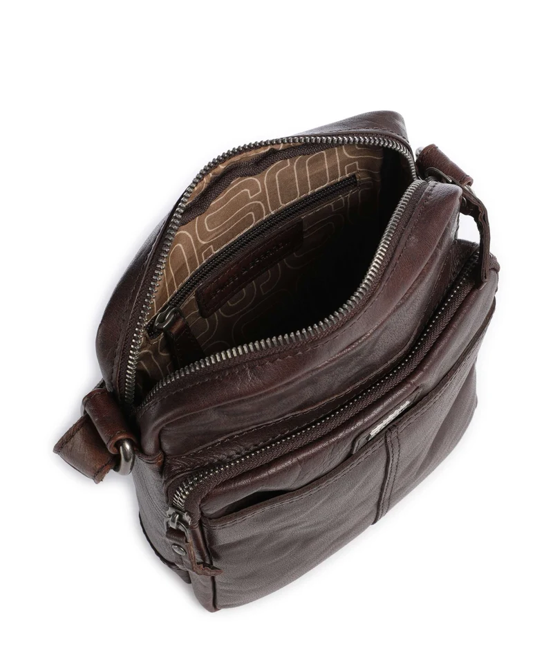 Spikes & Sparrow Bronco Vermont Umhängetasche dark brown