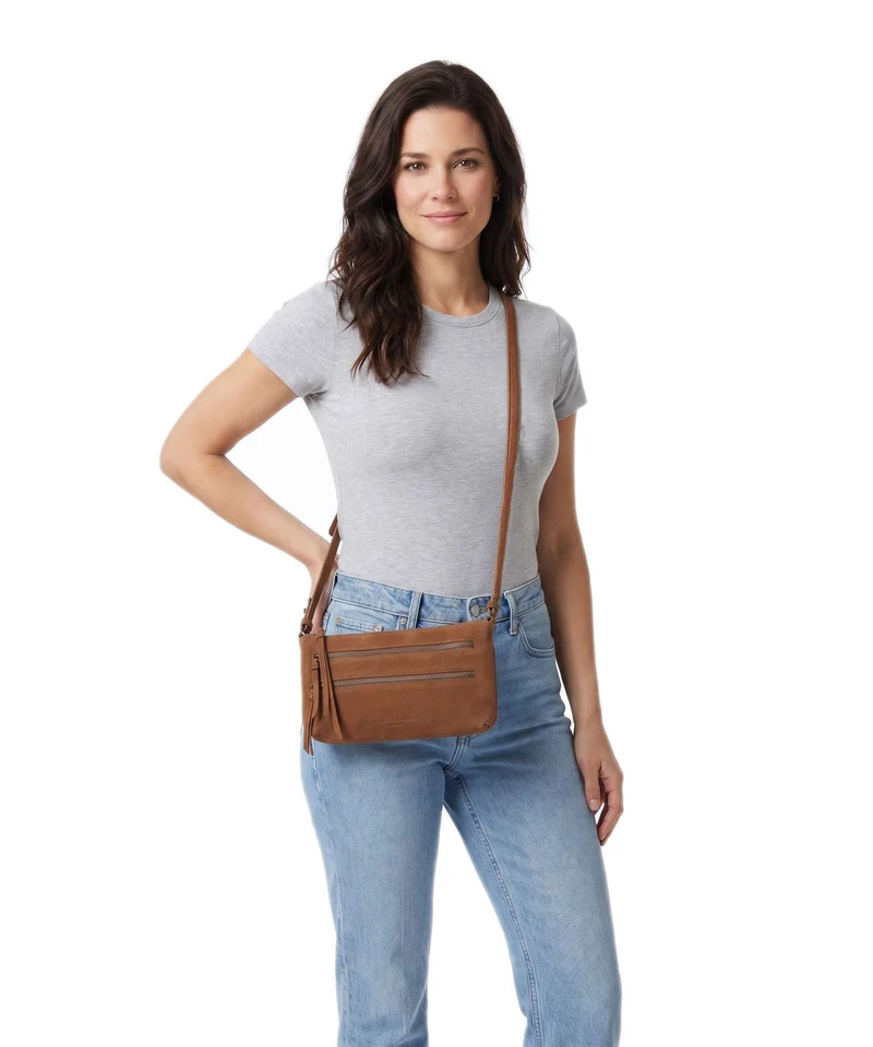 Liebeskind Zena Hydro Suede S Umhängetasche brown