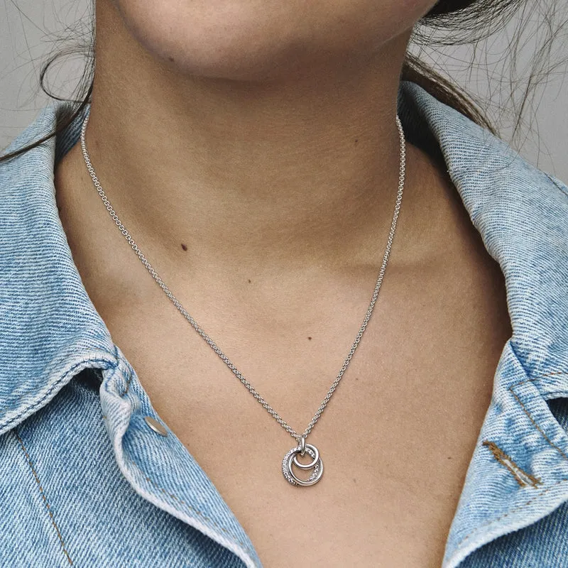 Pandora Moments damen Kette Silber 391455C01-60