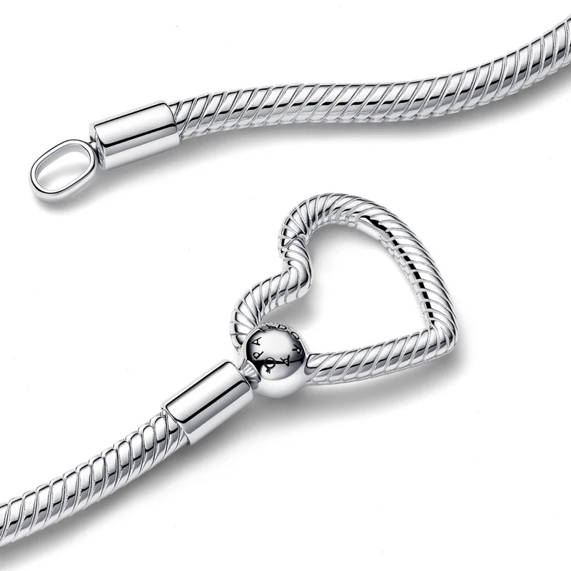 Pandora Moments 925 Sterling Silver Necklace 393377C00-45