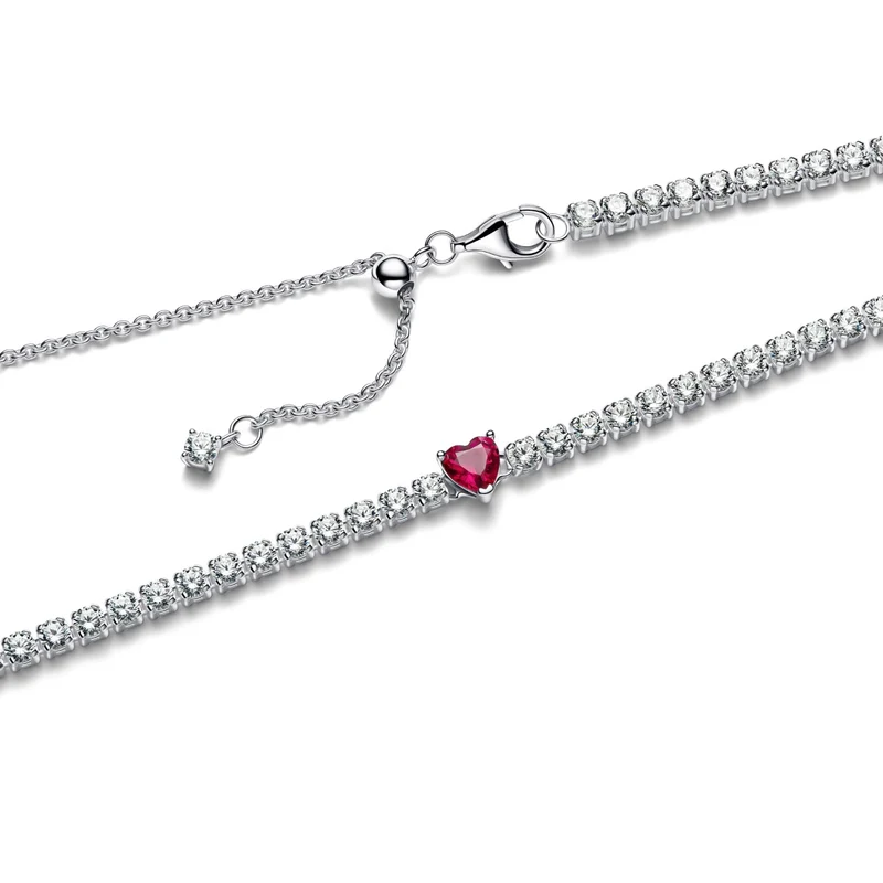 Pandora Moments 925 Sterling Silver Necklace 393549C01-40