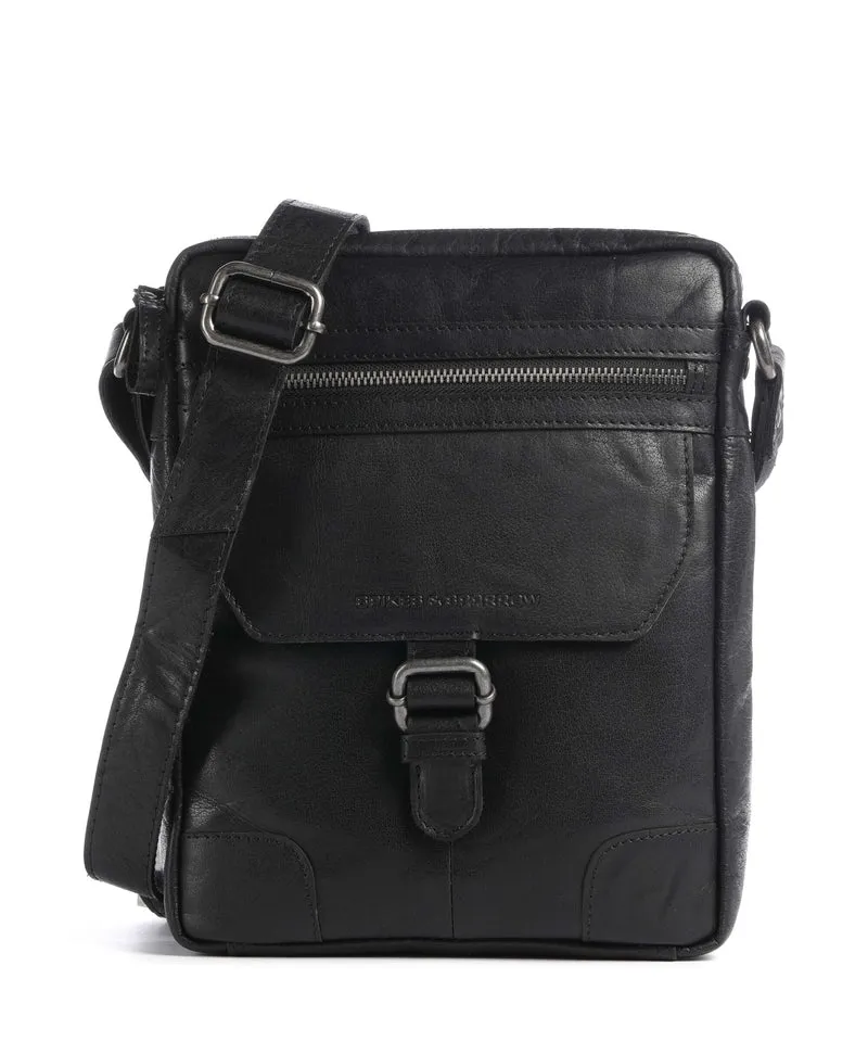 Spikes & Sparrow Bronco Nebraska Umhängetasche black