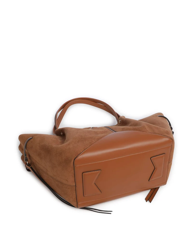 Karl Lagerfeld K/Pierced Medium Shopper dark tan