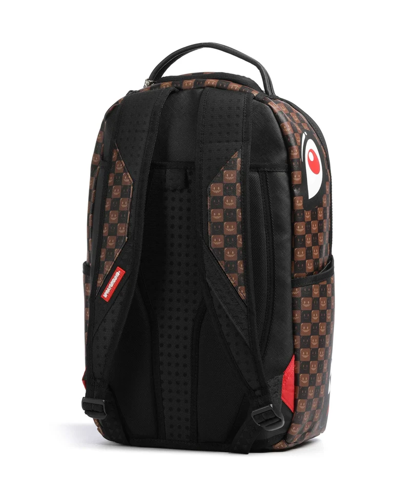 Sprayground Sharks In Paris Wtf Bubble Brown Check Rucksack multicolour