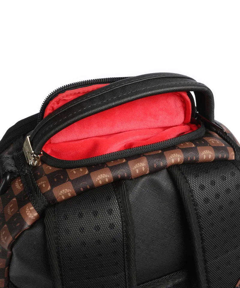 Sprayground Sharks In Paris Wtf Bubble Brown Check Rucksack multicolour