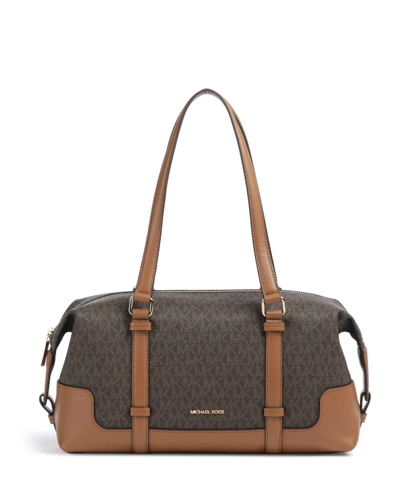 Michael Kors Teddi Large Schultertasche brown/acorn