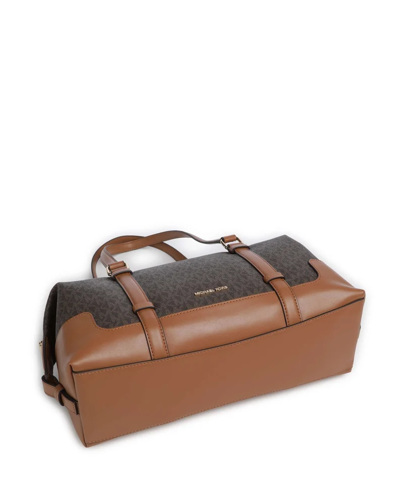 Michael Kors Teddi Large Schultertasche brown/acorn