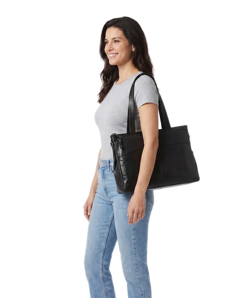 Spikes & Sparrow Bronco Yasmijn Shopper black