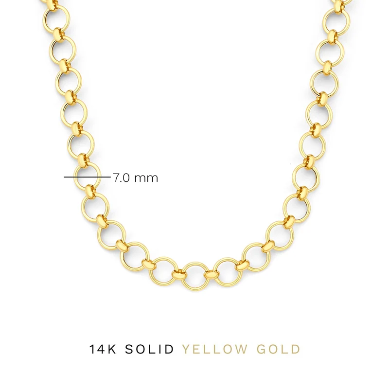 Isabel Bernard Belleville Axelle 14 Karat | Gold Kette Halskette IB340163