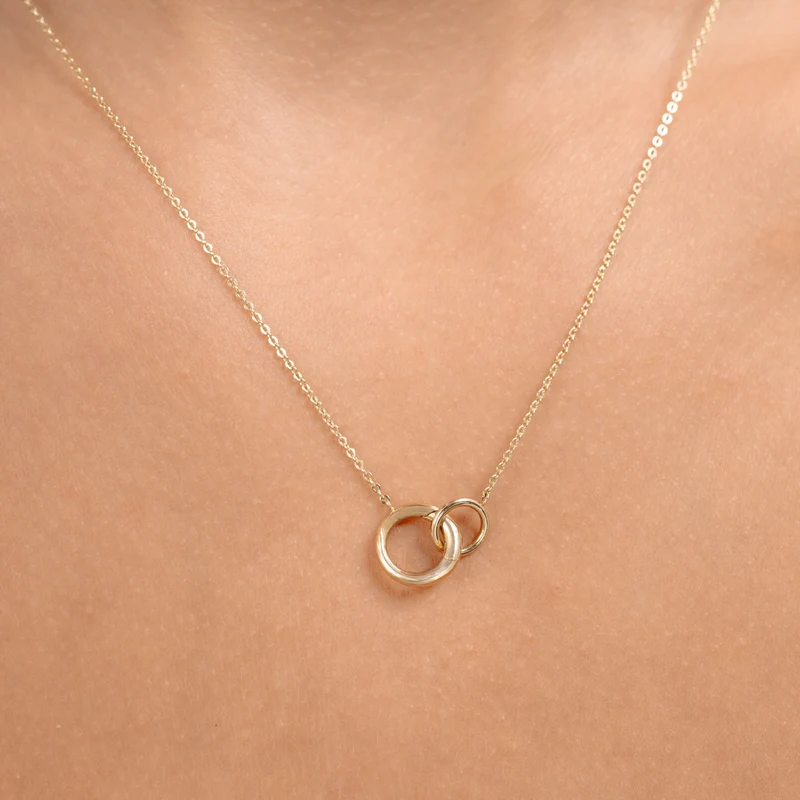 Isabel Bernard Le Marais Enlace 14 Karat Gold Halskette IB340177