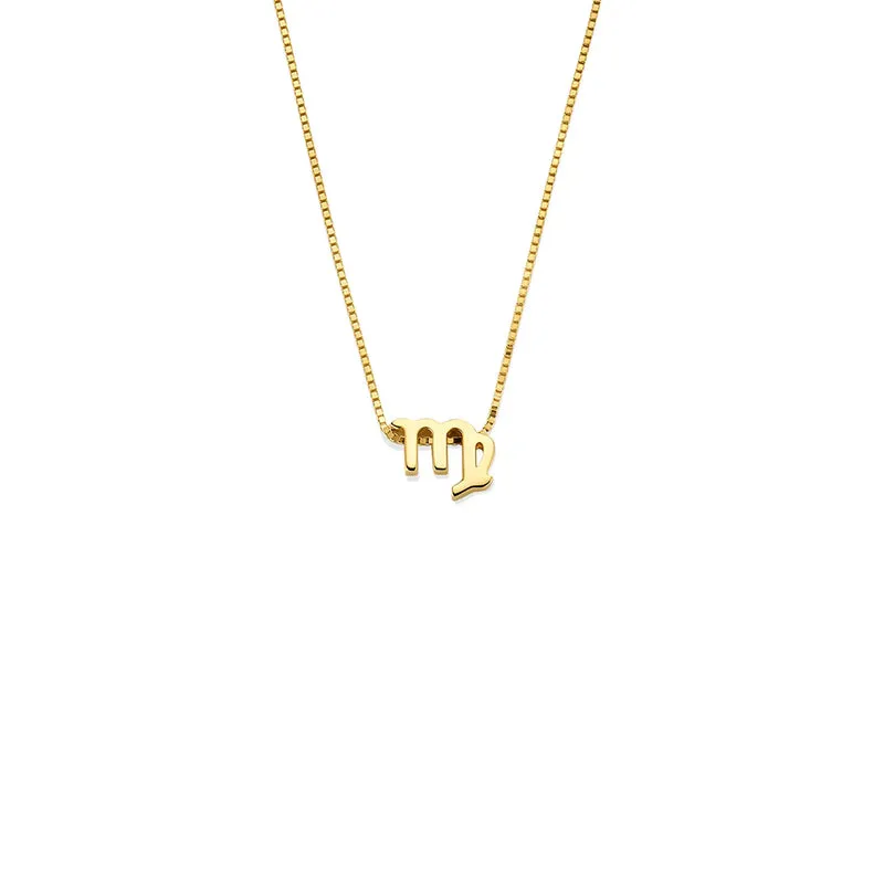 Isabel Bernard Étoiles d’Or Virgo 14 Carat Gold Venetian Necklace With Horoscope IB340183