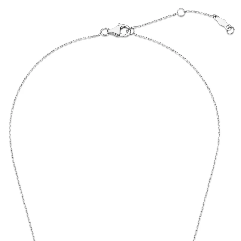 Isabel Bernard De la Paix Celesse 14 Karat | Weißgold Halskette | Diamant 0.07 Karat | IBD350005