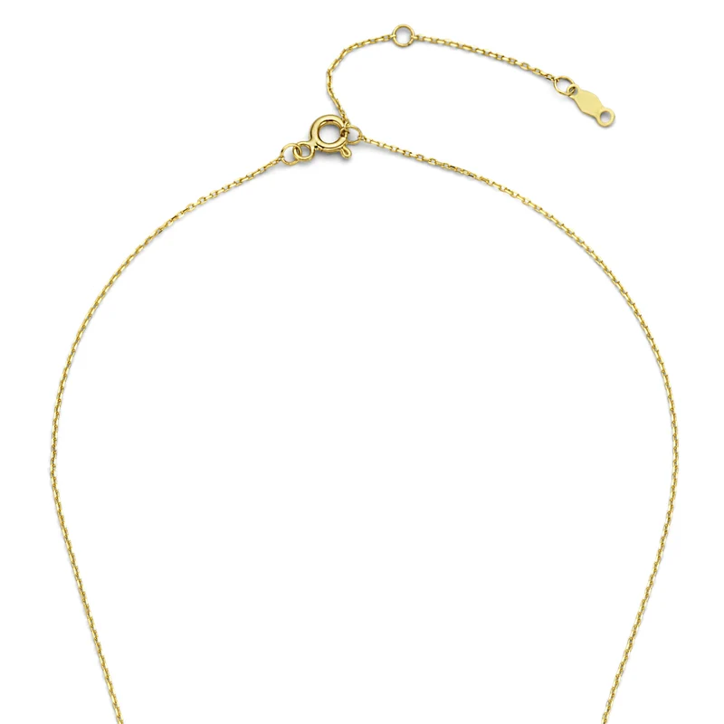 Isabel Bernard De la Paix Maxime 14 Karat | Gold Halskette | Diamant 0.11 Karat | IBD350017