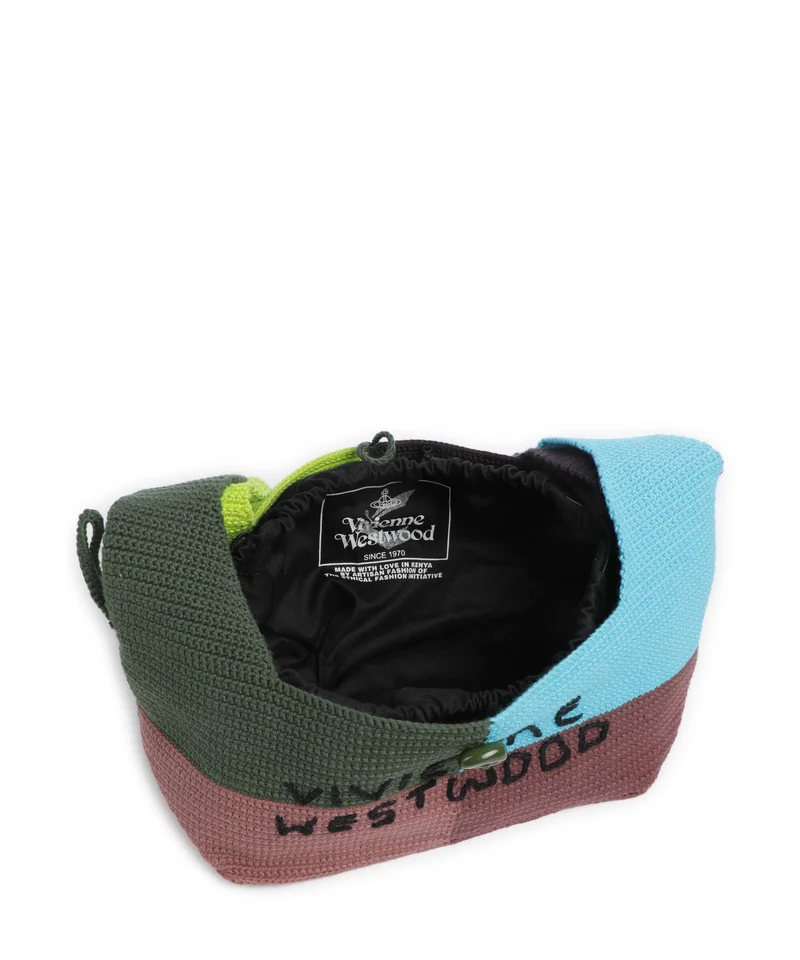 Vivienne Westwood Ellie Crochet Beuteltasche multi patchwork