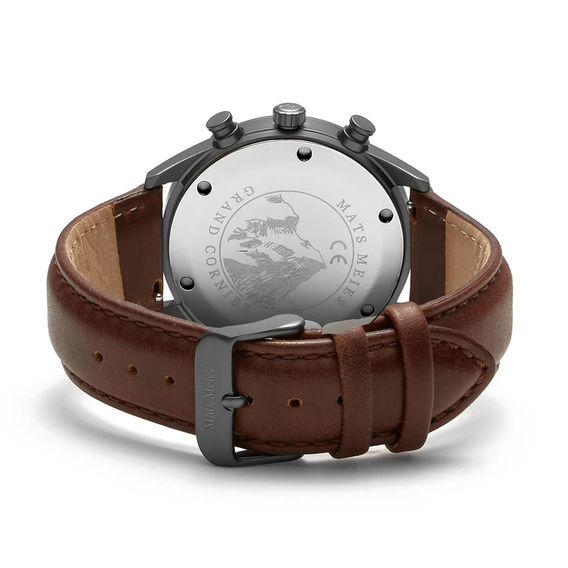 Mats Meier Grand Cornier herren Uhr Braun MM00104