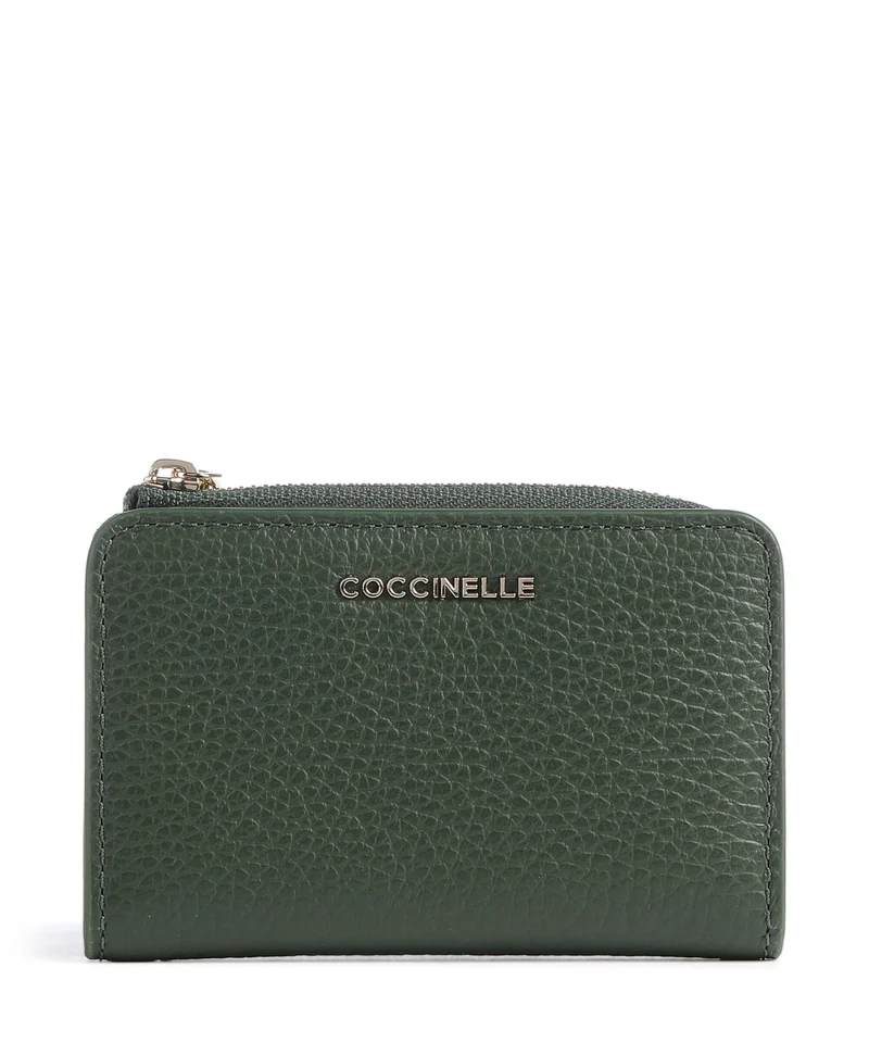 Coccinelle Metallic Soft Geldbörse garden green