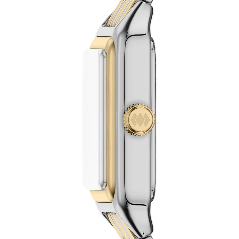 Fossil Raquel Mini Rectangular White Dial Watch ES5468