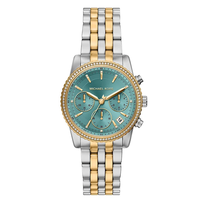 Michael Kors Bryant Round Blue Dial Watch MK7582