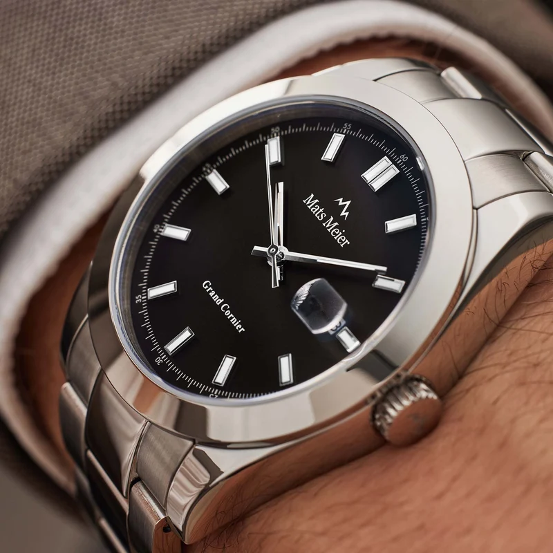 Mats Meier Grand Cornier herren Uhr Silber MM00514